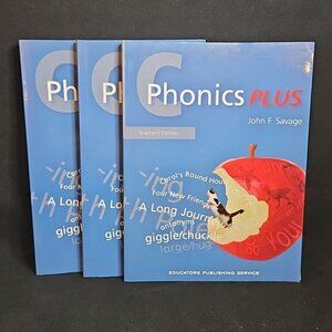 Phonics Plus Reading Teacher Guide and 2 Workbooks Lot Level C John Savage